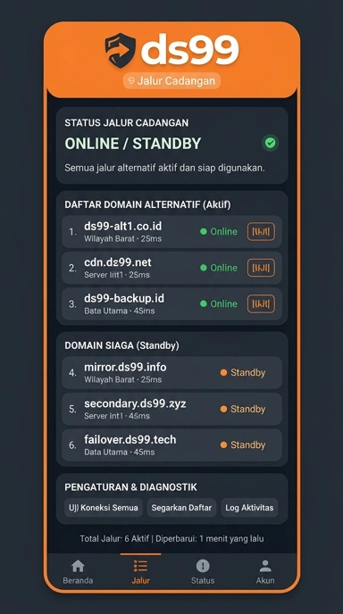 Tampilan link alternatif ds99
